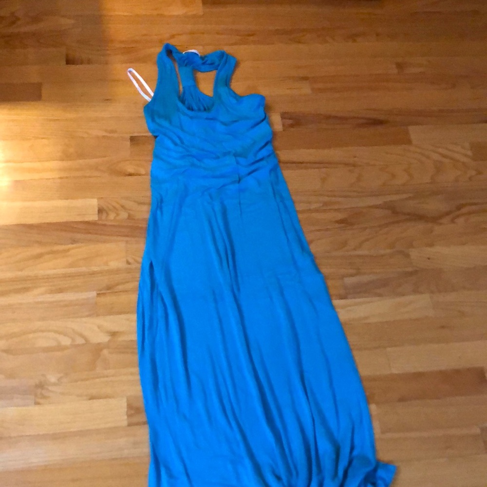 Turquoise maxi dress